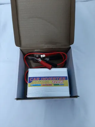 Inversor Coche 220W DC12V a AC220V