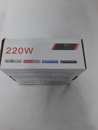 Inversor Coche 220W DC12V a AC220V
