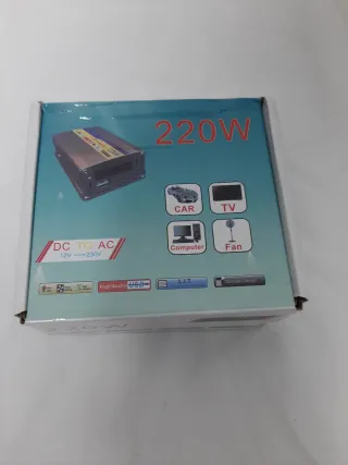 Inversor Coche 220W DC12V a AC220V