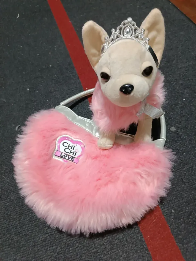 Cucciolo Chi Chi LOVE con borsa rosa