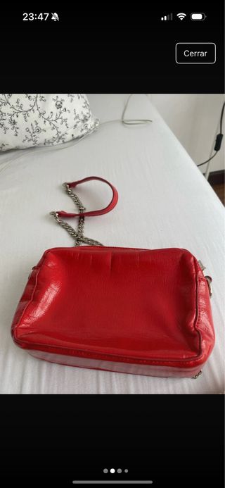 Bolso rojo charol