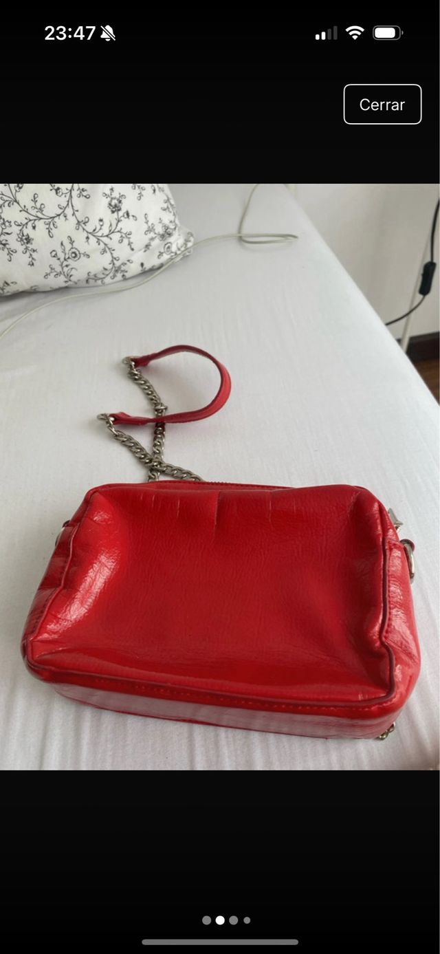 Bolso rojo charol