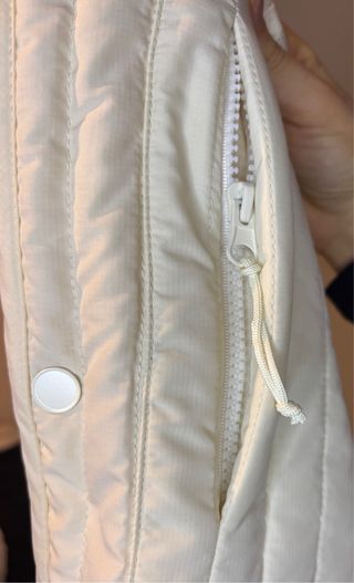 Chaleco largo acolchado ￼