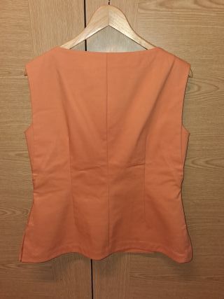 Blusa Purificación García Naranja Talla 42