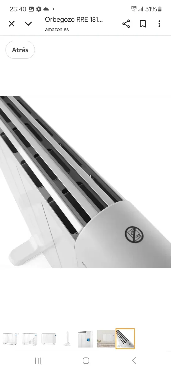 Emisor Térmico Orbegozo RRE 1810 A