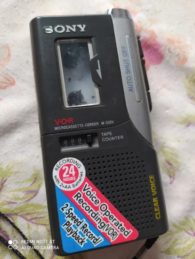 Grabadora Sony Microcassette VOR M-535V