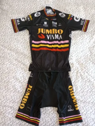 Maillot y culotte logo Jumbo Visma