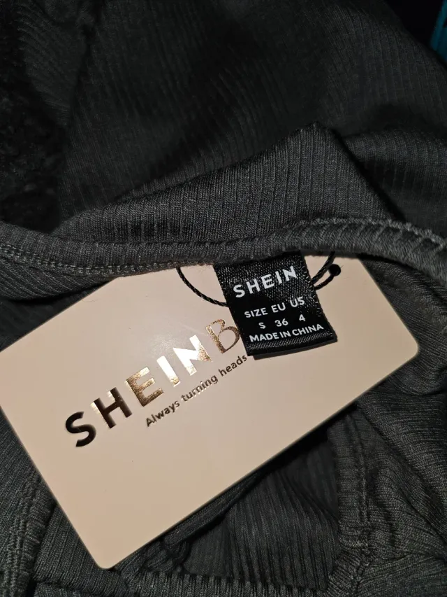 Body tirantes Shein negro talla S