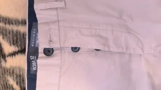 Pantalones Chinos Slim Fit Beige Talla S