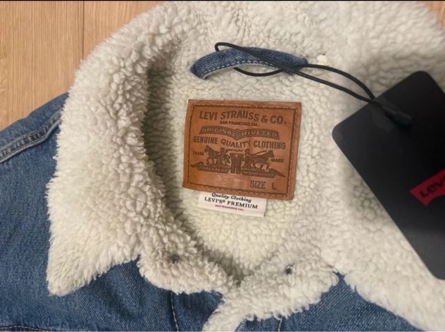 Chaqueta Levi's Sherpa Azul