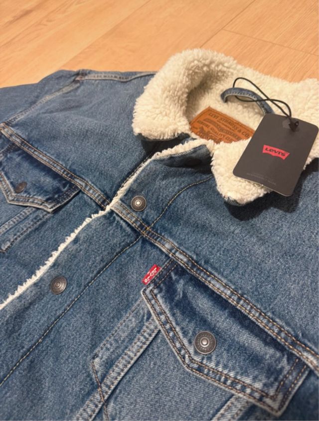 Chaqueta Levi's Sherpa Azul