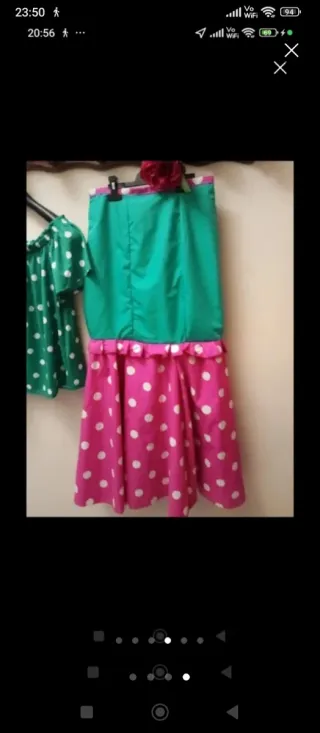 Conjunto Flamenco Falda y Blusa