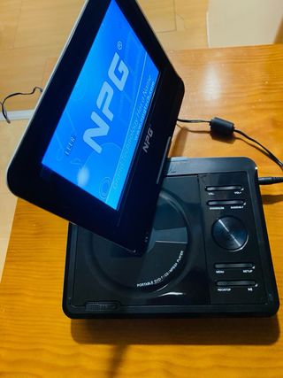 Reproductor DVD Portátil NPG Negro