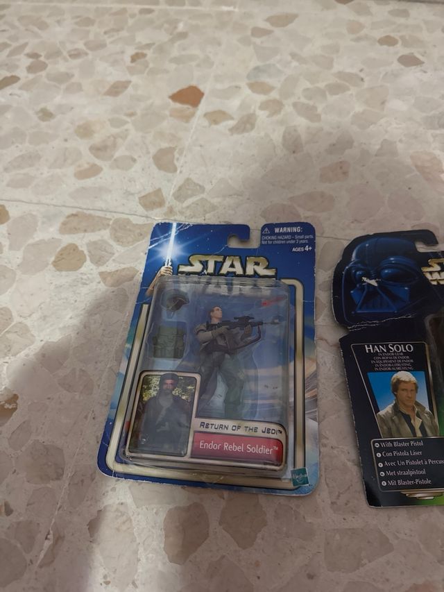Star Wars Blísteres Vintage (Han Solo, Obi-Wan, En