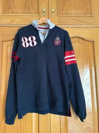 Polo Tommy Hilfiger Azul Talla L