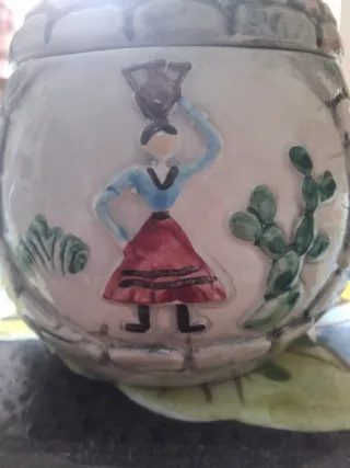 Servizio caffè 6 tazze con zuccheriera e vassoio