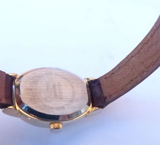 Reloj Advance Dorado y Marrón con Correa Nueva