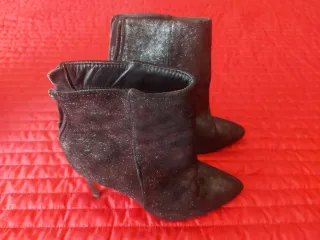 Pack Botas y Botines Negros Con Muy Poco Uso