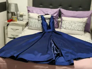 Vestido de fiesta azul