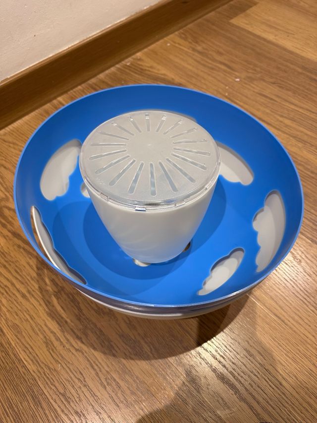 Lámpara Techo Infantil Nubes Azul