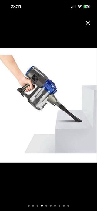 Aspiradora Akita Azul y Gris