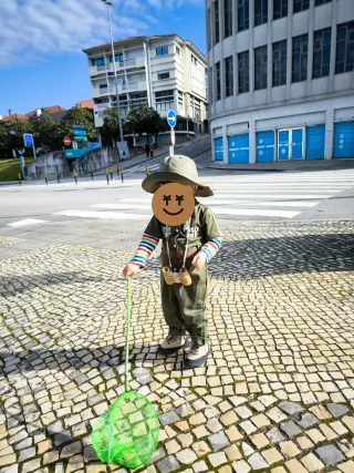 Fato Carnaval explorador da natureza