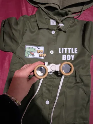 Fato Carnaval explorador da natureza