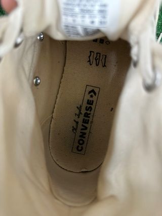 Converse All Star Beige Rosse Tg 40