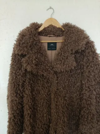 Chaquetón marrón chocolate