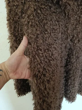 Chaquetón marrón chocolate