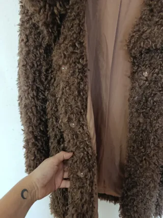 Chaquetón marrón chocolate