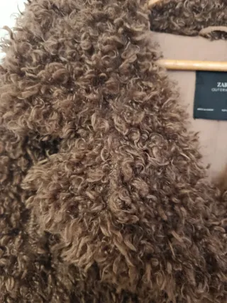 Chaquetón marrón chocolate