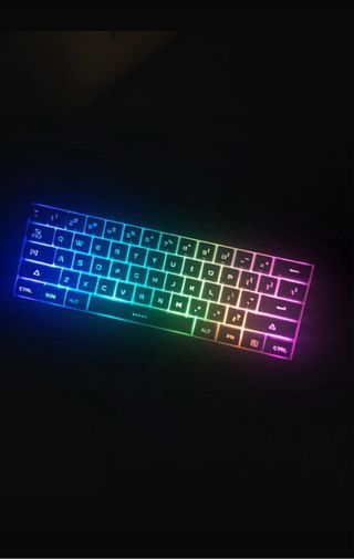 Teclado Gaming RGB Compacto