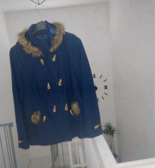 Trenca azul mujer talla L/40