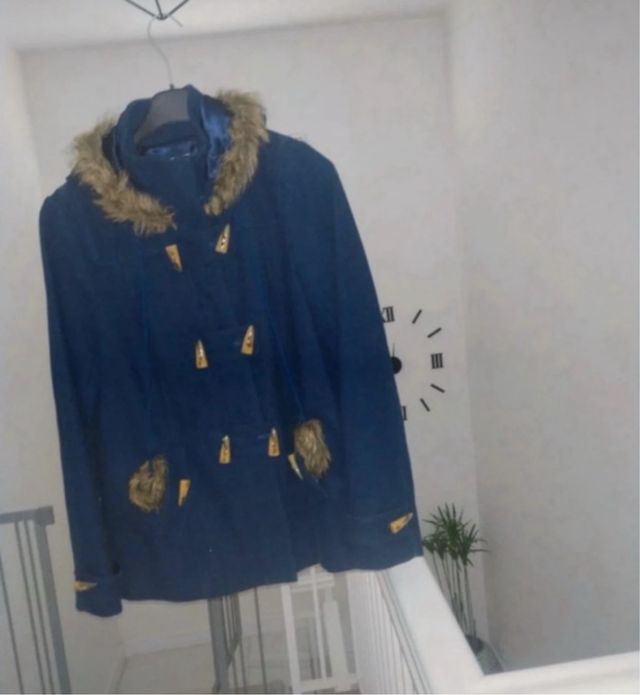 Trenca azul mujer talla L/40