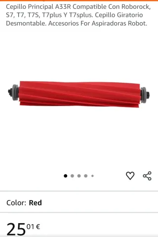 Cepillo compatible robot aspirador