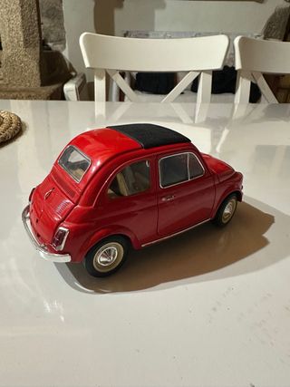 Maqueta Fiat 500 Rojo