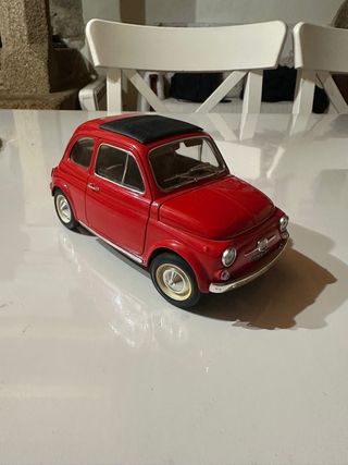 Maqueta Fiat 500 Rojo
