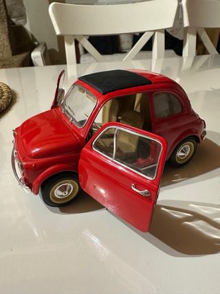 Maqueta Fiat 500 Rojo