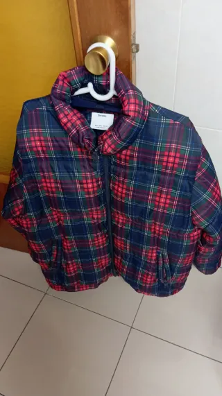 Chaqueta cuadros hombre Talla L