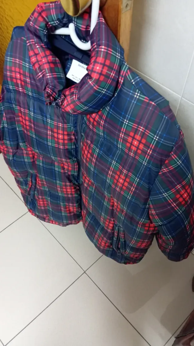 Chaqueta cuadros hombre Talla L