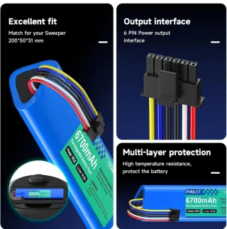 Batería 6700mAh Li-ion 14.4V para Neato