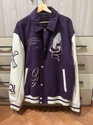 Giacca Varsity ASOS Viola e Bianca