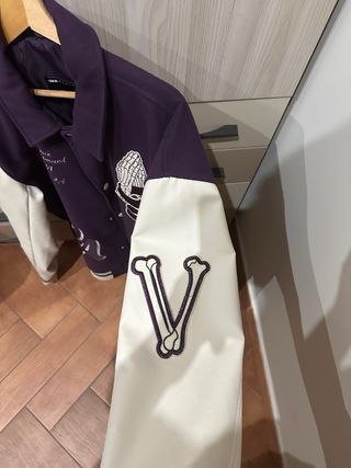 Giacca Varsity ASOS Viola e Bianca