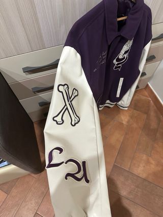 Giacca Varsity ASOS Viola e Bianca