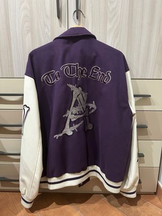 Giacca Varsity ASOS Viola e Bianca