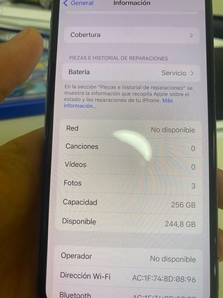 iPhone X Nero 256 GB