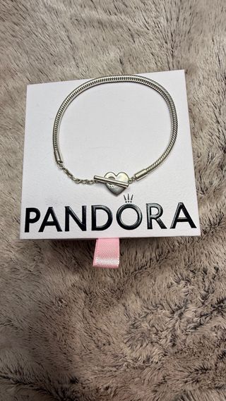 Pulsera Pandora Corazón Plata