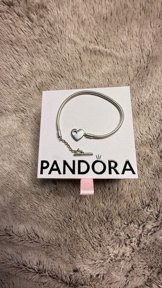 Pulsera Pandora Corazón Plata