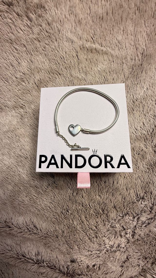 Pulsera Pandora Corazón Plata